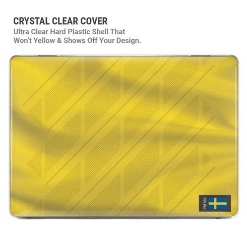 Sweden Soccer Flag MacBook Pro 14in (2021-24) Case plus Skin